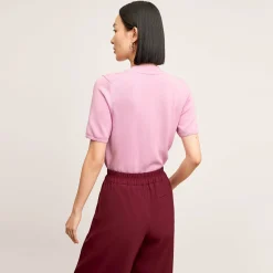 M.M.LaFleur Tops|The Shani Top - Cotton Silk Knit