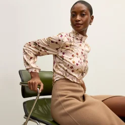 M.M.LaFleur Tops|The Sohee Top - Washable Silk Charmeuse