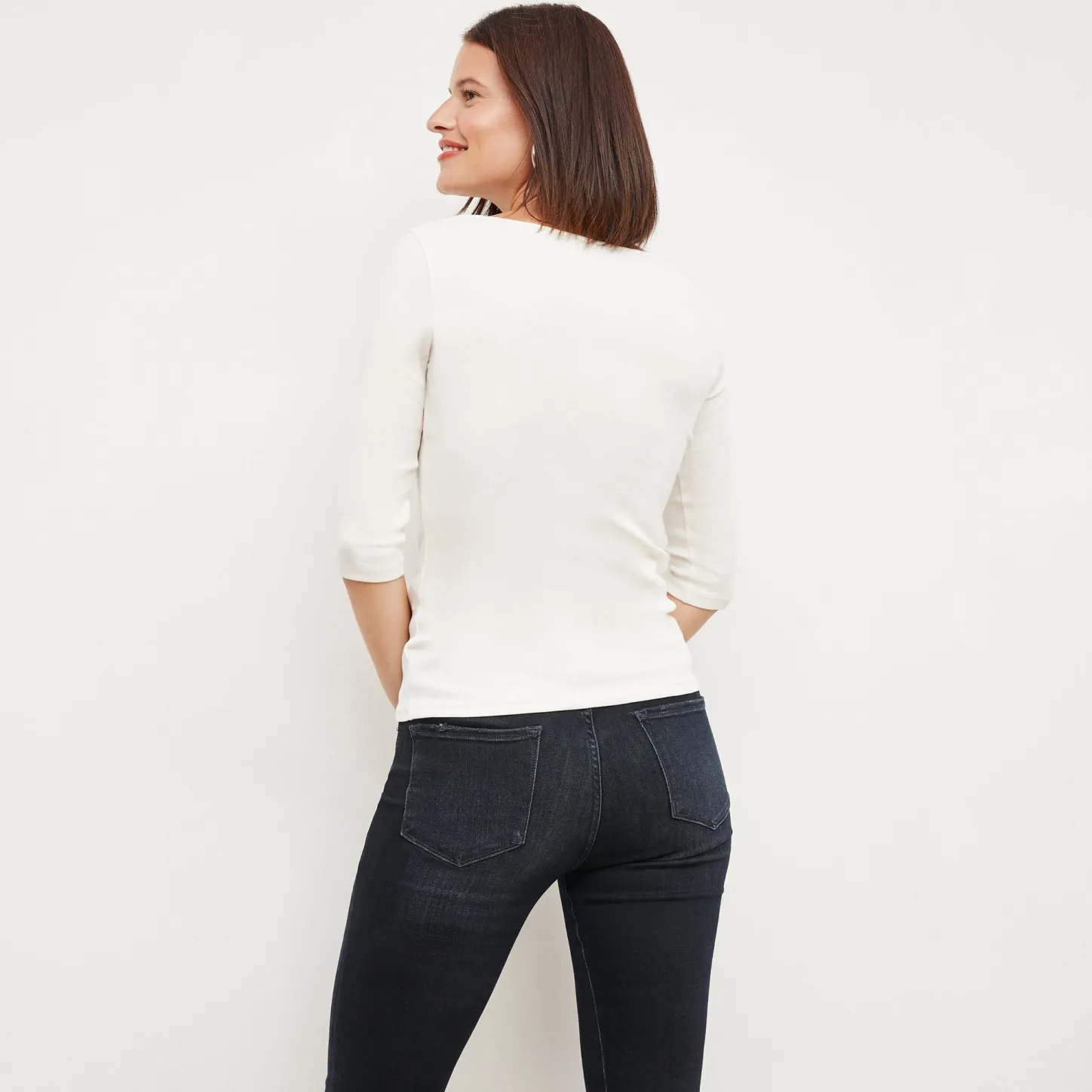 M.M.LaFleur T-Shirts|The Soyoung T-Shirt - Organic Ribbed Pima Cotton