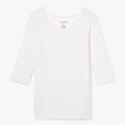 M.M.LaFleur T-Shirts|The Soyoung T-Shirt - Organic Ribbed Pima Cotton