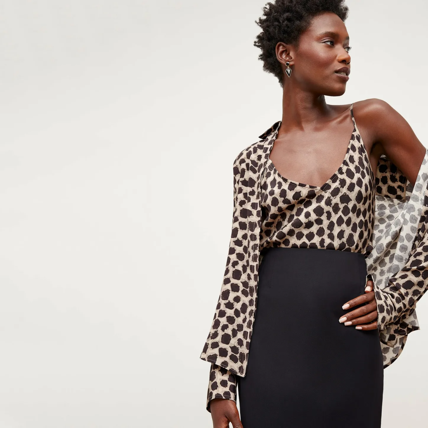 M.M.LaFleur Skirts|The Tatum Top - Washable Silk