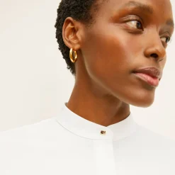 M.M.LaFleur Tops|The Tonya Top - Knit Poplin