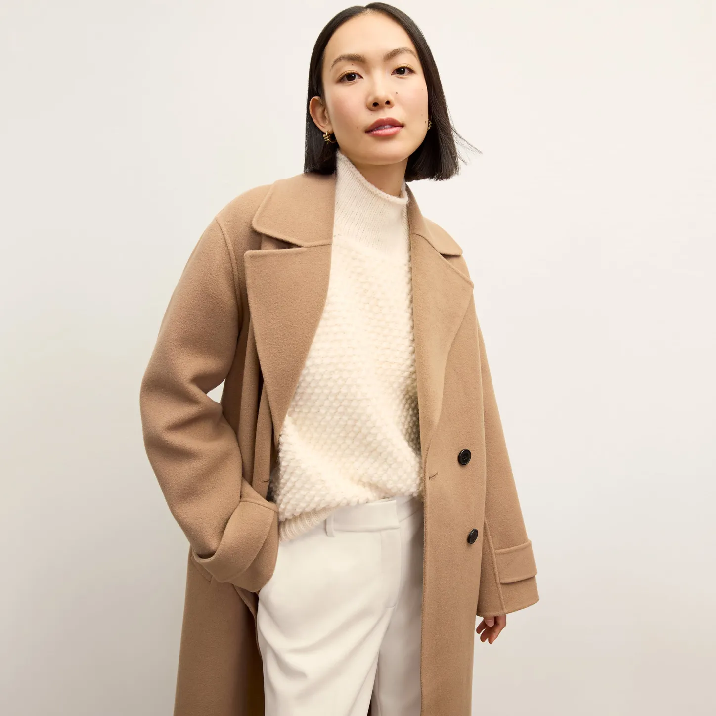 M.M.LaFleur Jackets|The Viola Coat - Double-Face Wool