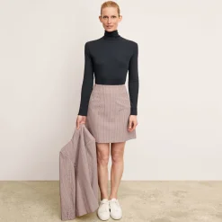 M.M.LaFleur Skirts|The Whitney Skirt - Stretch Twill - Mini Check