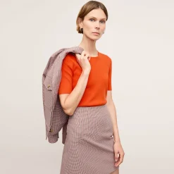 M.M.LaFleur Skirts|The Whitney Skirt - Stretch Twill - Mini Check