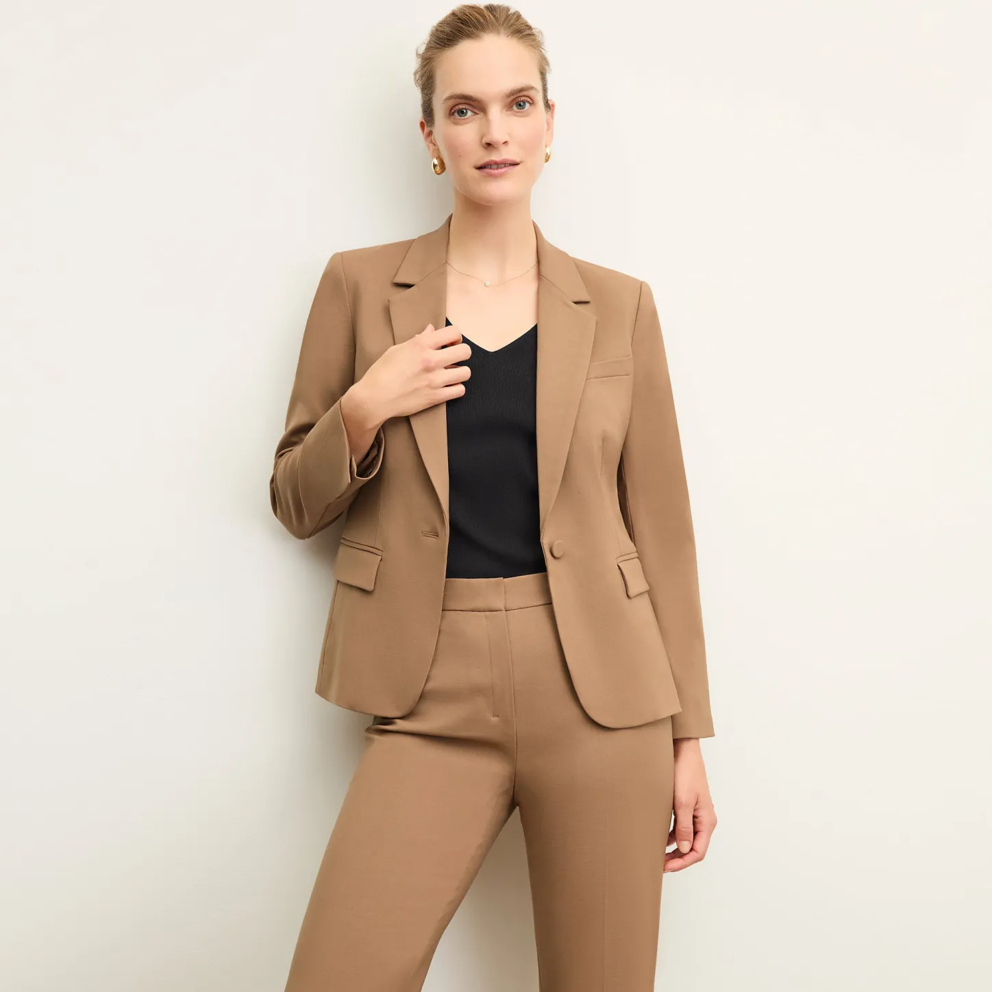 M.M.LaFleur T-Shirts|The Yasmine Blazer - Wool Twill