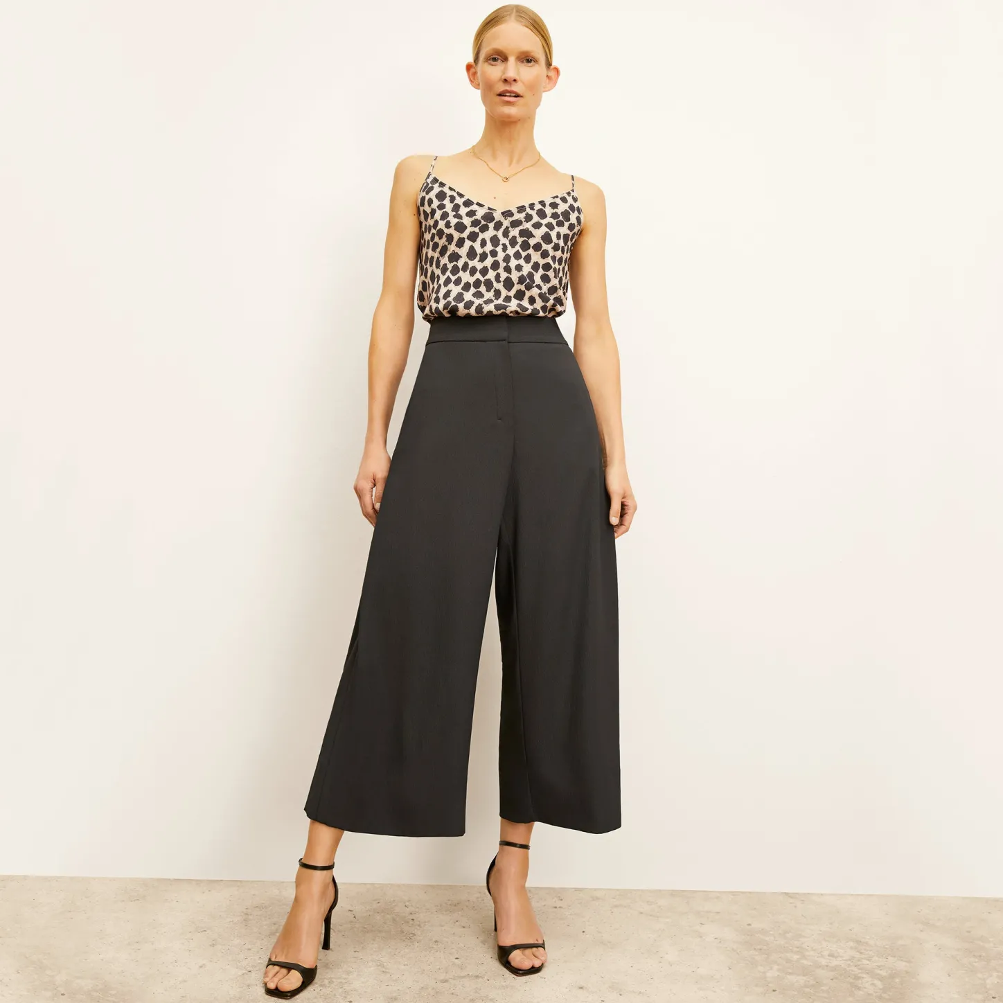 M.M.LaFleur T-Shirts|Pants|The Zhou Culotte - Eco Heavy Soft Wave