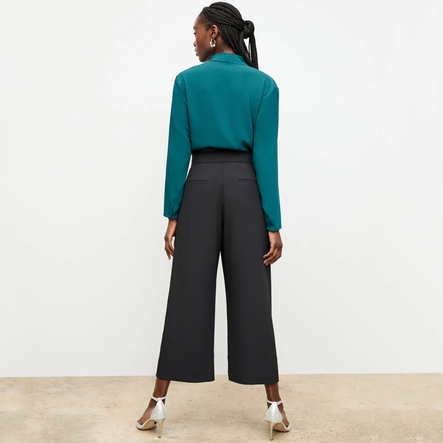 M.M.LaFleur T-Shirts|Pants|The Zhou Culotte - Eco Heavy Soft Wave